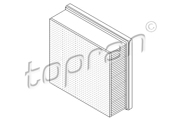 TOPRAN 207 721 Filtro aria-Filtro aria-Ricambi Euro