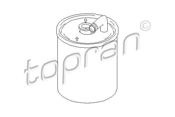 TOPRAN 407 885 Filtro carburante