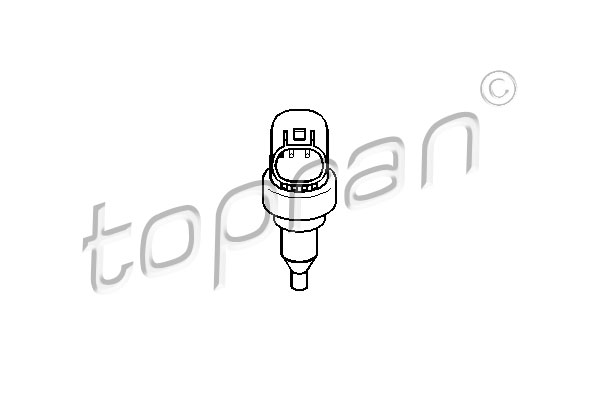 TOPRAN 407 872 Sensore, Temperatura refrigerante