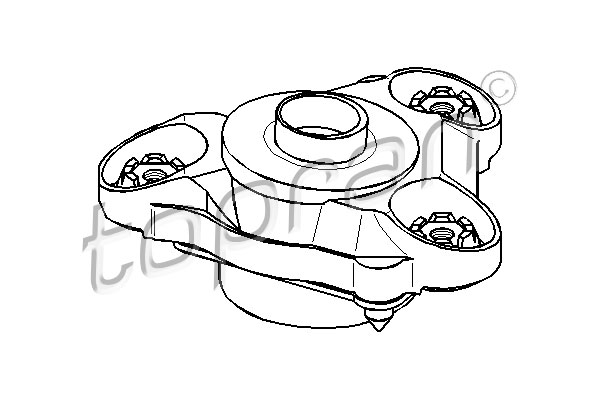 TOPRAN 722 813 Supporto ammortizzatore a molla
