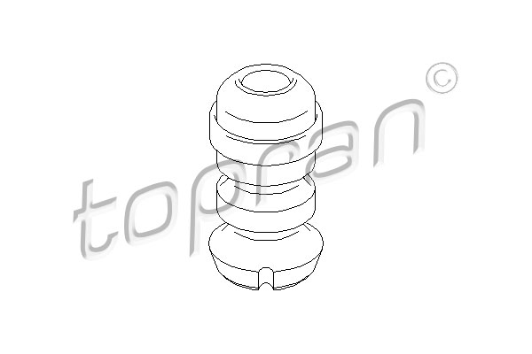 TOPRAN 722 701 Tampone paracolpo, Sospensione