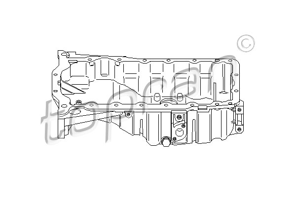 TOPRAN 113 322 Coppa olio-Coppa olio-Ricambi Euro