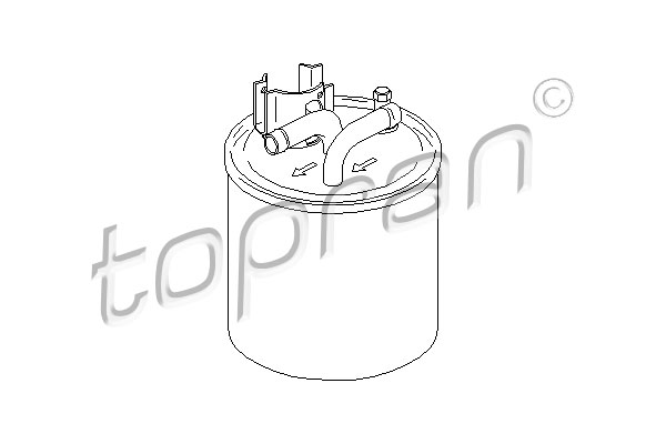 TOPRAN 113 255 Filtro carburante-Filtro carburante-Ricambi Euro