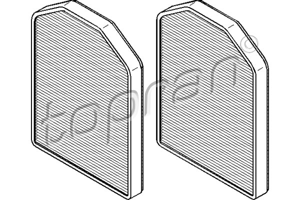 TOPRAN 113 278 Filtro, Aria abitacolo-Filtro, Aria abitacolo-Ricambi Euro