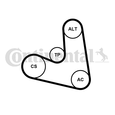 CONTINENTAL CTAM 4PK654K1...