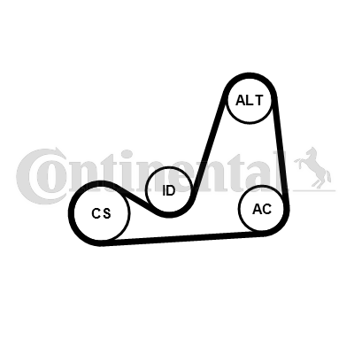 CONTINENTAL CTAM 6PK1075K1...