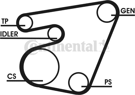 CONTINENTAL CTAM 6PK1750D1...