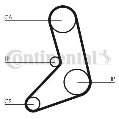 CONTINENTAL CTAM CT542 Zahnriemen