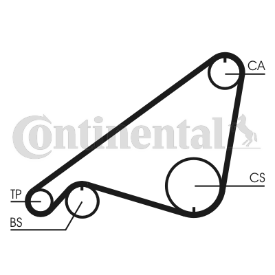 CONTINENTAL CTAM CT752 Zahnriemen