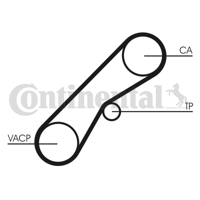 CONTINENTAL CTAM CT857 Zahnriemen