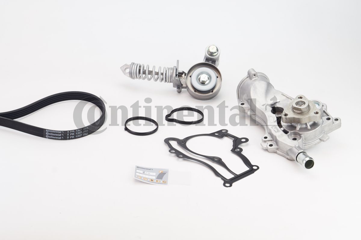 CONTINENTAL CTAM 5PK1207WP2 Vannpumpe + kileremsett
