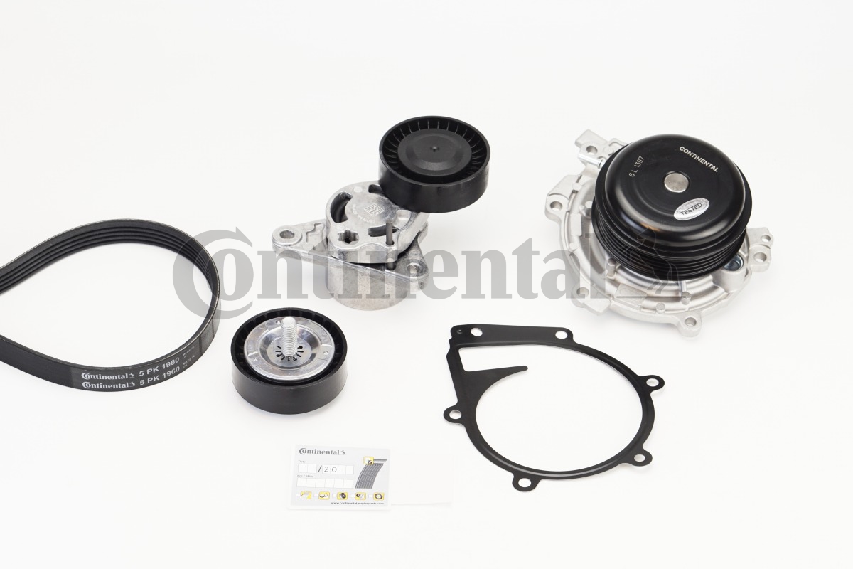 CONTINENTAL CTAM 5PK1960WP1 Wasserpumpe + Keilrippenriemensatz