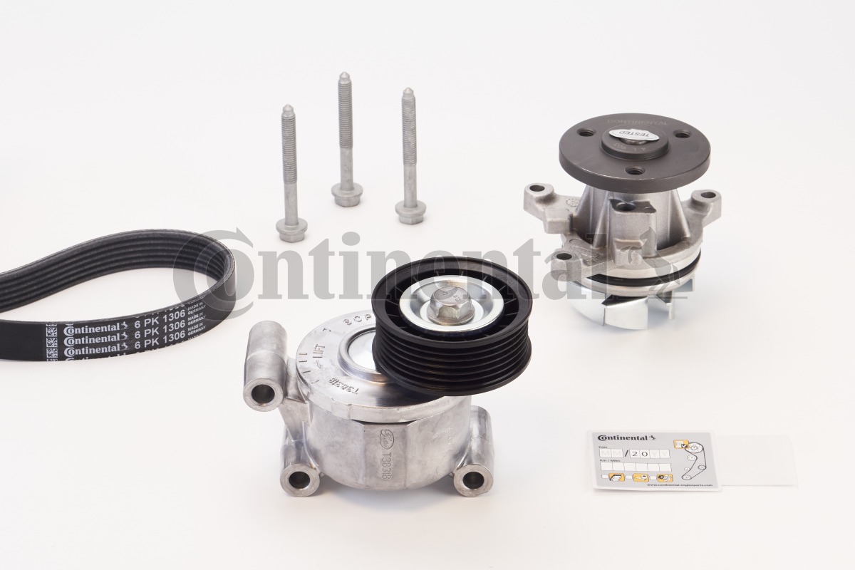 CONTINENTAL CTAM 6PK1306WP1 Vannpumpe + kileremsett