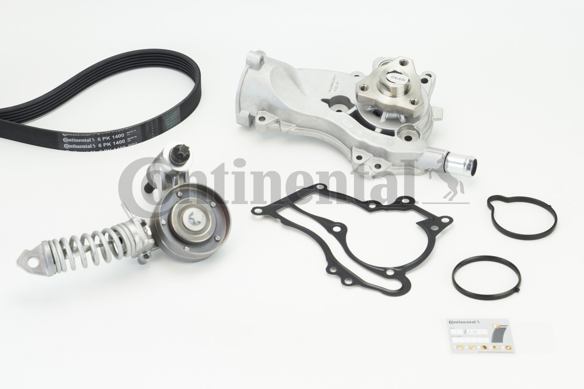 CONTINENTAL CTAM 6PK1400WP1 Wasserpumpe + Keilrippenriemensatz