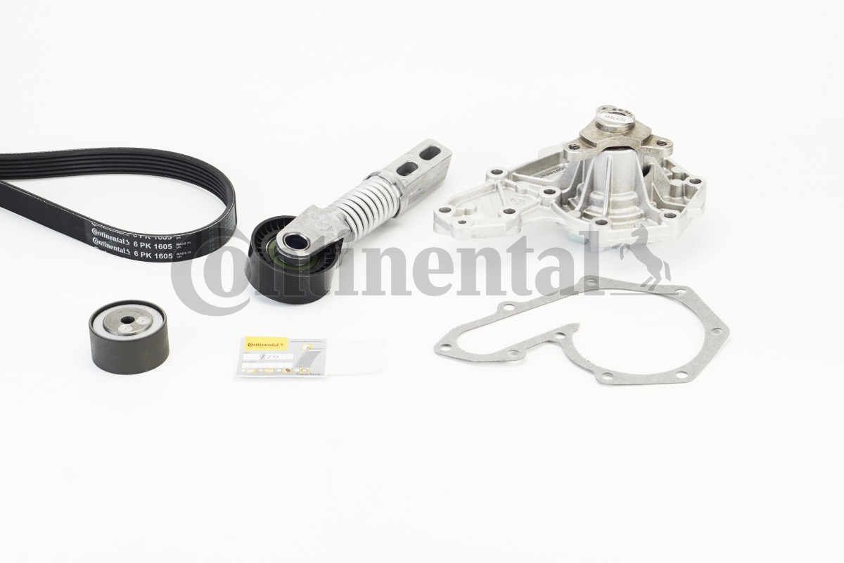 CONTINENTAL CTAM 6PK1605WP1 Wasserpumpe + Keilrippenriemensatz