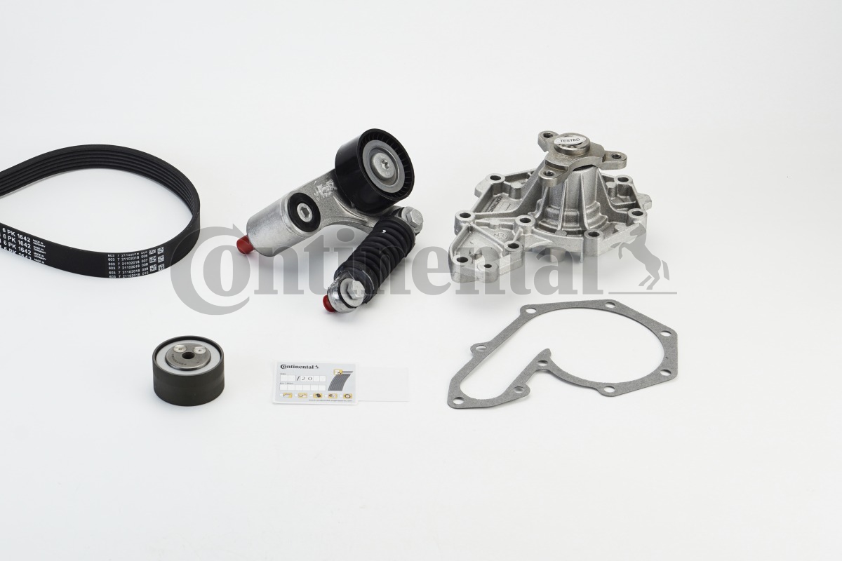 CONTINENTAL CTAM 6PK1642WP1 Wasserpumpe + Keilrippenriemensatz