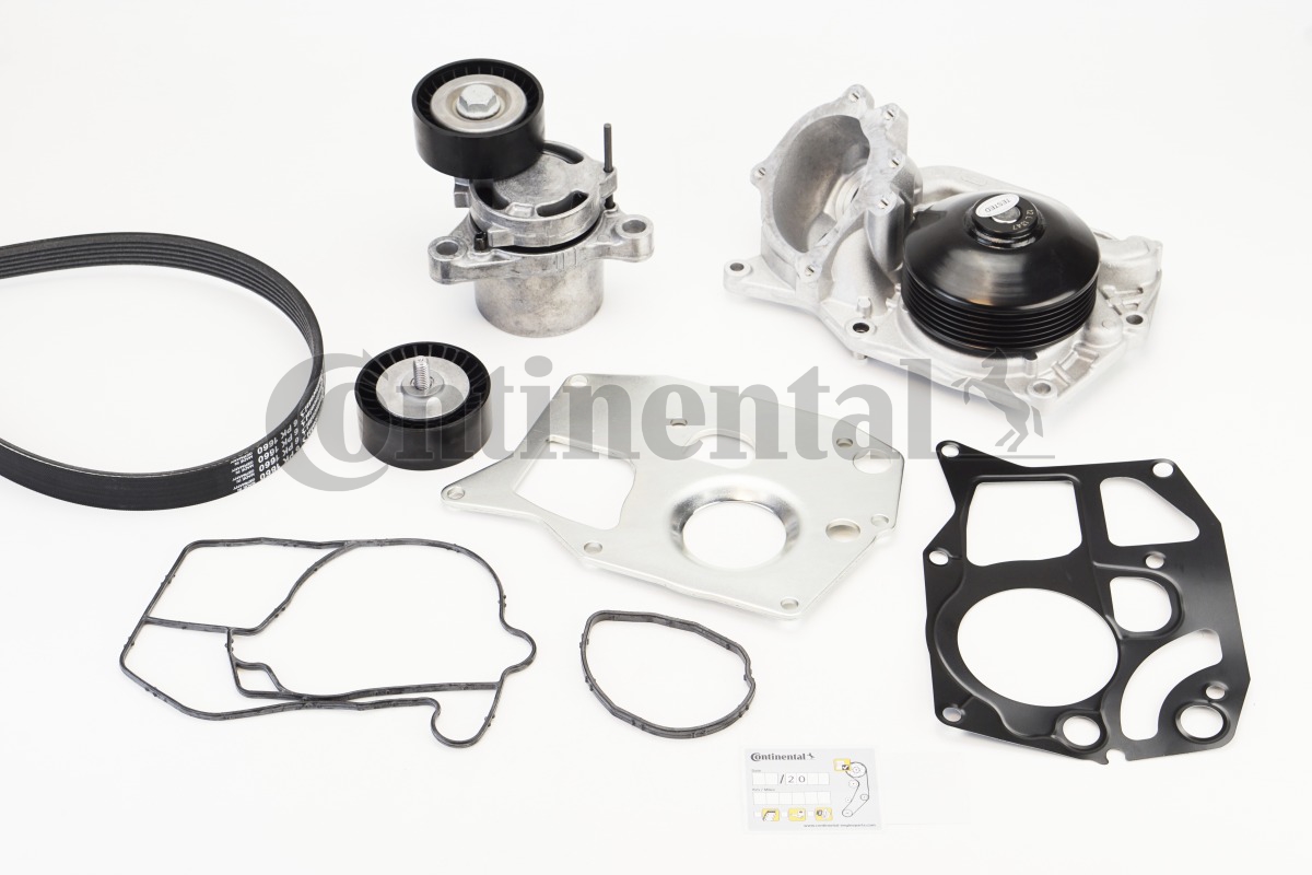 CONTINENTAL CTAM 6PK1660WP2 Wasserpumpe + Keilrippenriemensatz