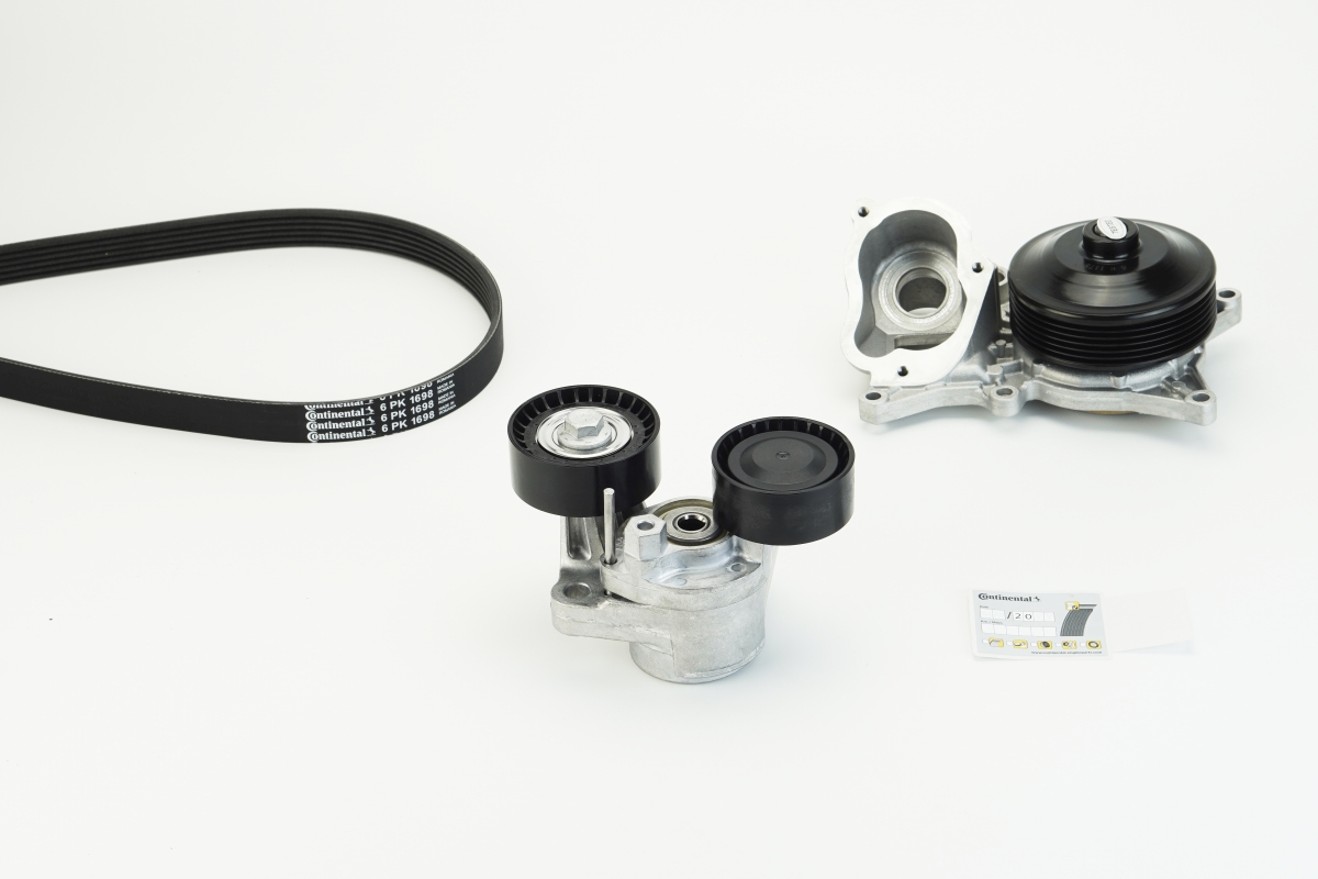 CONTINENTAL CTAM 6PK1698WP2 Wasserpumpe + Keilrippenriemensatz