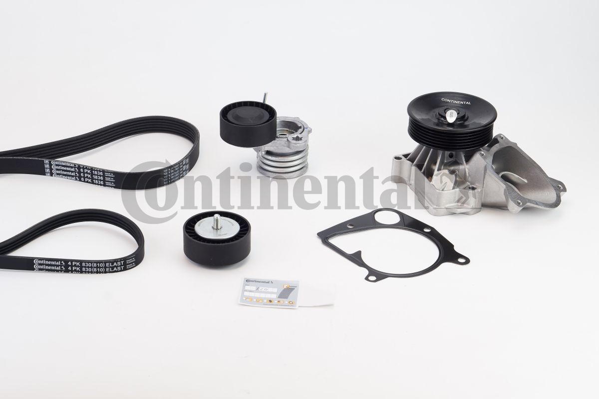 CONTINENTAL CTAM 6PK1836WP1 Wasserpumpe + Keilrippenriemensatz