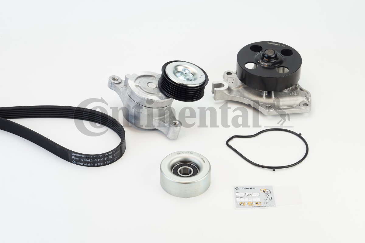 CONTINENTAL CTAM 6PK1840WP1 Wasserpumpe + Keilrippenriemensatz