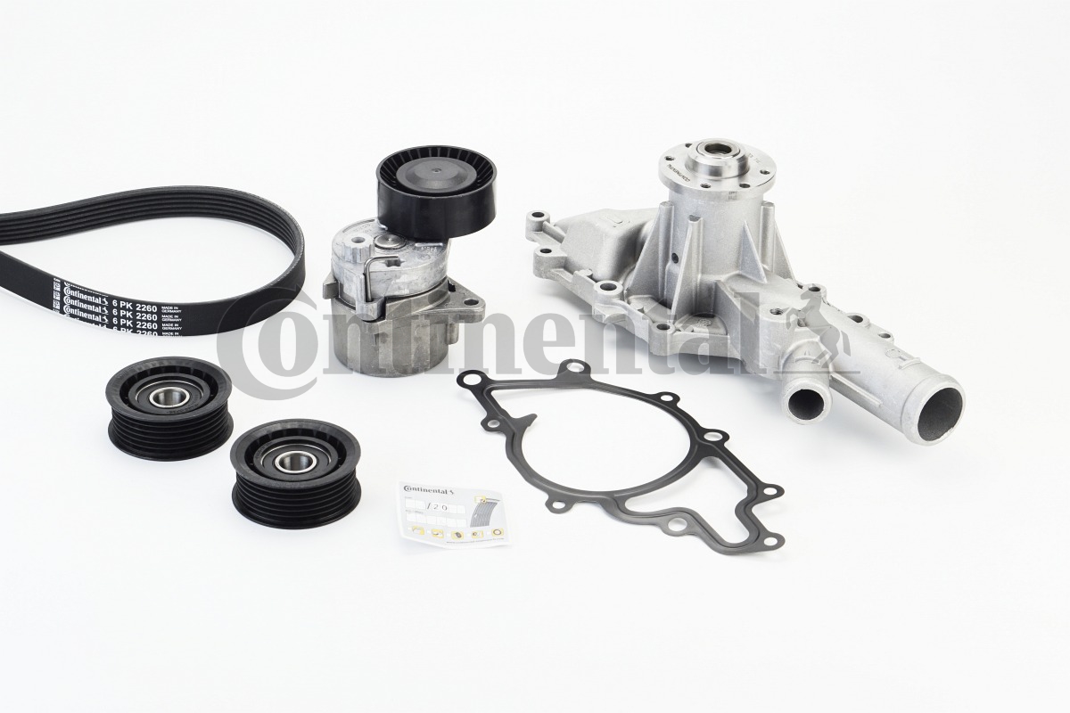 CONTINENTAL CTAM 6PK2260WP2 Wasserpumpe + Keilrippenriemensatz