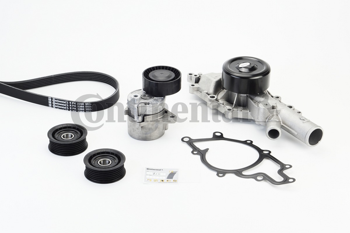 CONTINENTAL CTAM 6PK2260WP3 Wasserpumpe + Keilrippenriemensatz