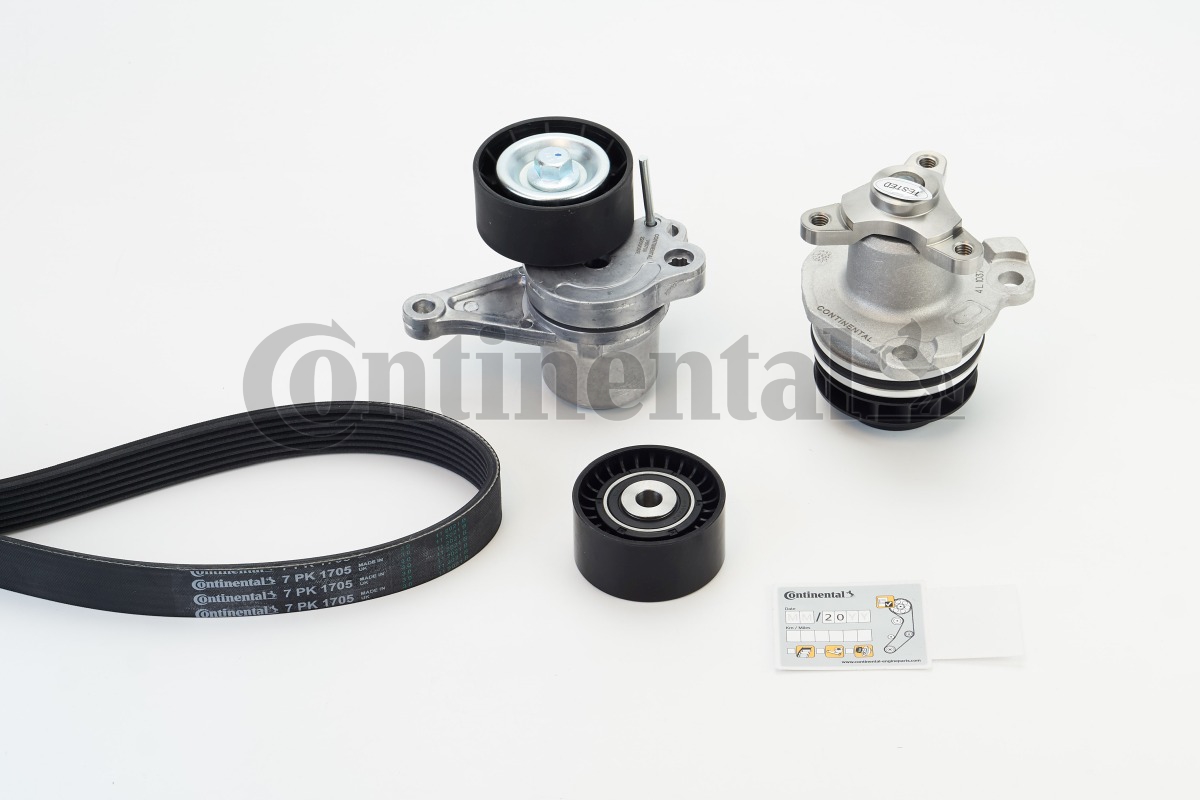 CONTINENTAL CTAM 7PK1705WP1 Vannpumpe + kileremsett