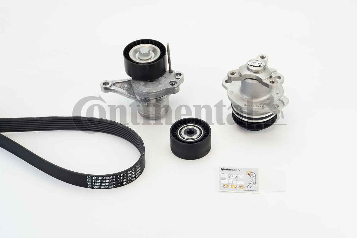CONTINENTAL CTAM 7PK1970WP1 Wasserpumpe + Keilrippenriemensatz