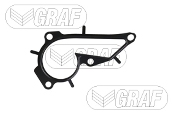 GRAF PA1487 Water Pump, engine cooling for DACIA NISSAN RENAULT