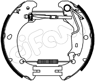 CIFAM 151-218 Bremsbackensatz