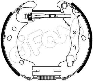 CIFAM 151-231 Bremsbackensatz