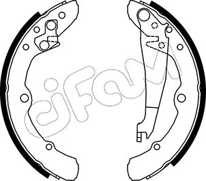 CIFAM 153-008 Bremsbackensatz