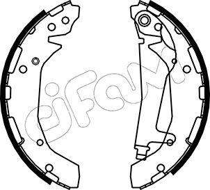 CIFAM 153-032 Bremsbackensatz