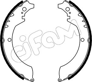 CIFAM 153-033 Bremsbackensatz