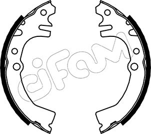 CIFAM 153-038 Bremsbackensatz