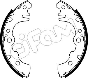 CIFAM 153-042 Bremsbackensatz