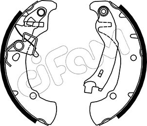 CIFAM 153-044 Bremsbackensatz