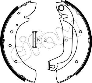 CIFAM 153-068 Bremsbackensatz