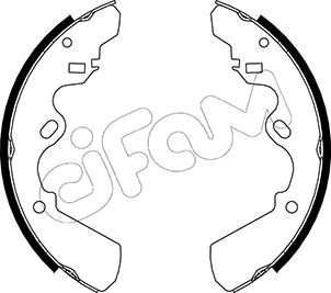 CIFAM 153-190 Bremsbackensatz