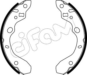 CIFAM 153-214 Bremsbackensatz