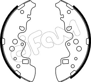 CIFAM 153-223 Bremsbackensatz