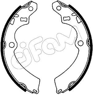 CIFAM 153-394 Bremsbackensatz