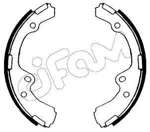 CIFAM 153-414 Bremsbackensatz