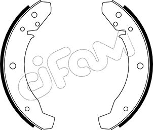 CIFAM 153-458 Bremsbackensatz