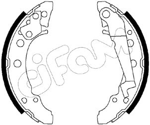 CIFAM 153-470 Bremsbackensatz