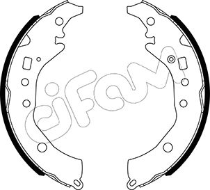 CIFAM 153-517 Bremsbackensatz