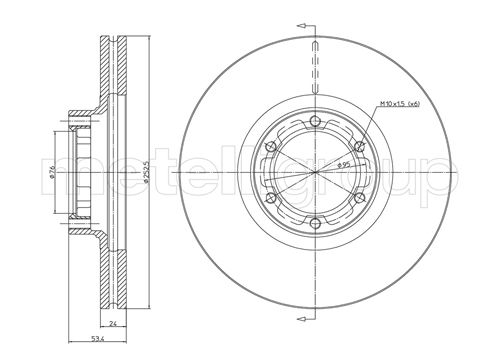 CIFAM 800-051 Bremsscheibe