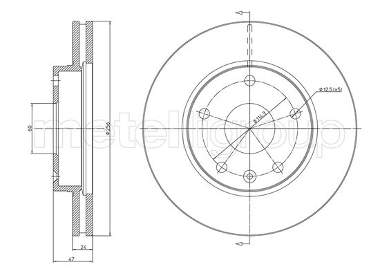 CIFAM 800-1137 Bremsscheibe