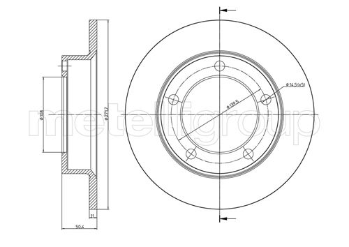 CIFAM 800-206 Bremsscheibe