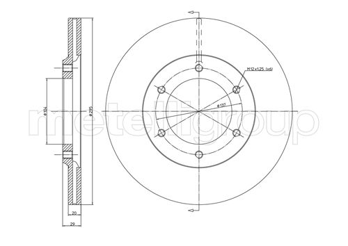 CIFAM 800-247 Bremsscheibe